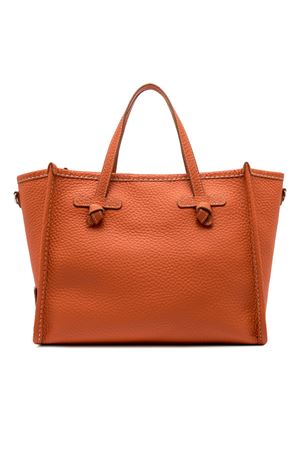 Marcella shopping bag in coral-tone leather GIANNI CHIARINI | BS9332BBL714